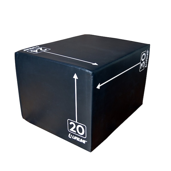 Lifeline Fitness Fitness 3-IN-1 FOAM PLYO BOX - 20in-24in-30in LLPB3IN1 - main